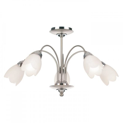 Endon Lighting PETAL chrome chandelier