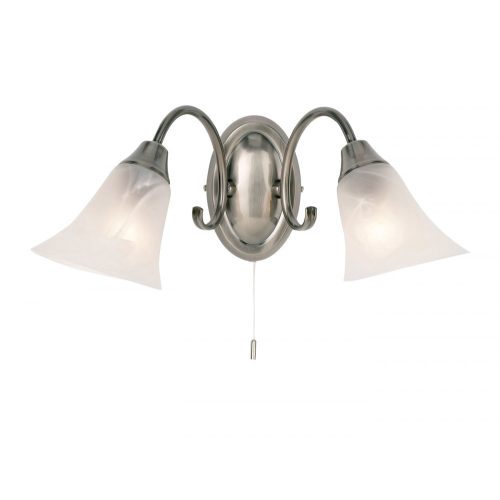 Endon Lighting Hardwick silver wall lamp