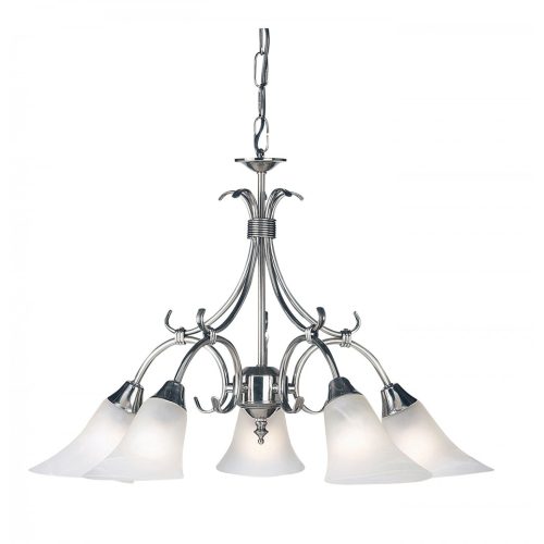 Endon Lighting Hardwick silver pendant