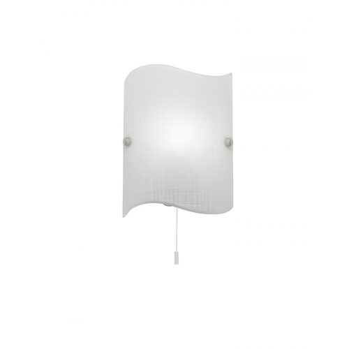 Endon Lighting Wave white wall lamp