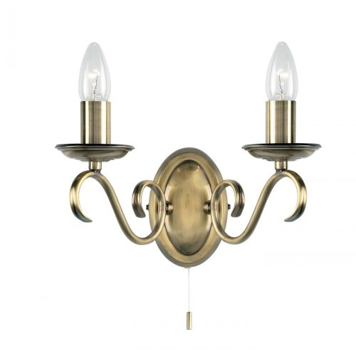 Endon Lighting Bernice copper wall lamp