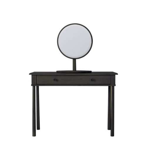 Endon Wycombe Dressing Table w Drwr Black 1100x400x800mm - ED-5056263946123