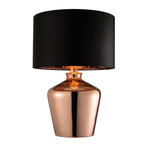 Endon Lighting Waldorf black table lamp