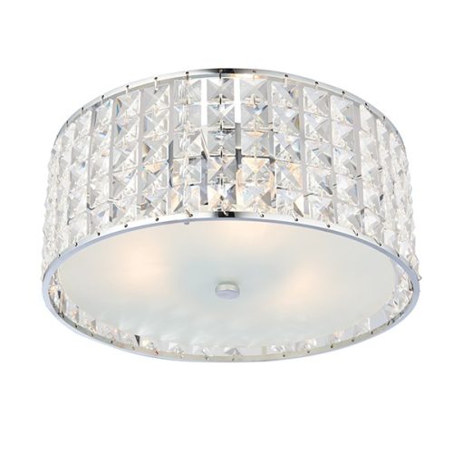 Endon Lighting Belfont chrome ceiling lamp