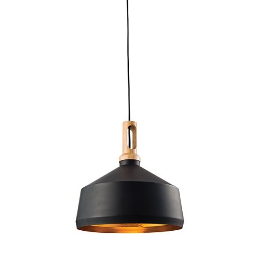 Endon Lighting Garcia black pendant