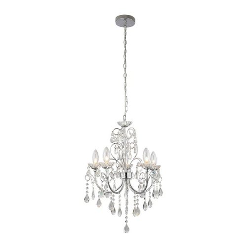 Endon Lighting Tabitha chrome pendant