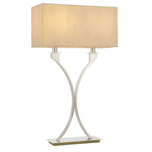 Endon Lighting Vienna chrome table lamp