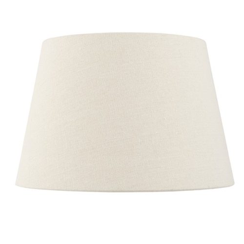 ENDON Cici 1lt Shade Ivory linen mix fabric 40W E14 golf - ED-66205