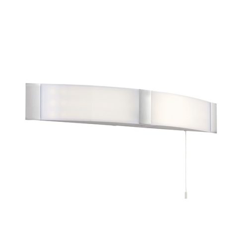 ENDON Onan Onan 2lt Wall Opal pc & chrome acrylic 2 x 6W LED (SMD 2835) Cool White - ED-68930