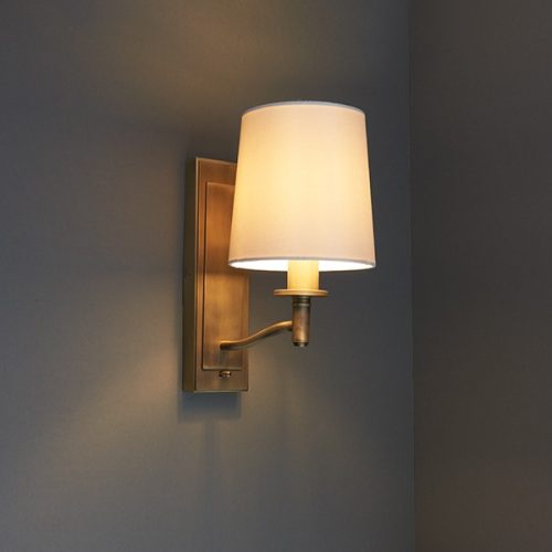 Endon Lighting Ortona white wall lamp