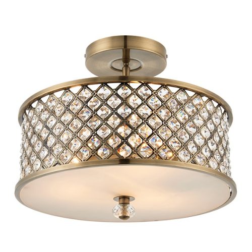 Endon Lighting Hudson copper ceiling lamp