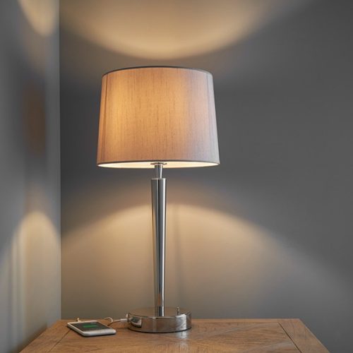 Endon Lighting Syon chrome table lamp