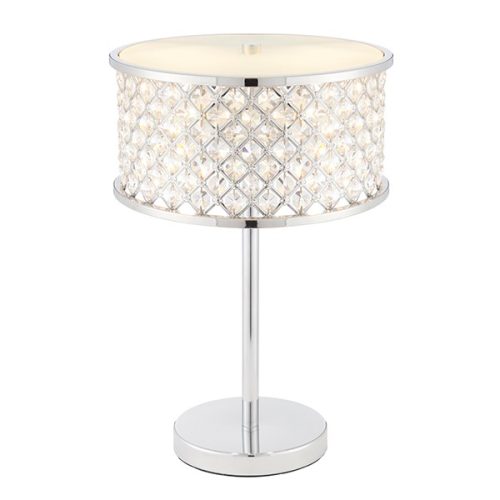 Endon Lighting Hudson chrome table lamp