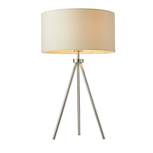 Endon Lighting Tri chrome table lamp