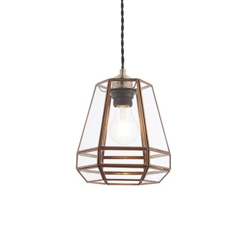 Endon Lighting Stockheld copper pendant