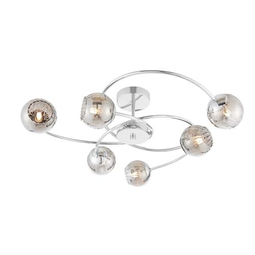 Endon Lighting Aerith chrome ceiling lamp