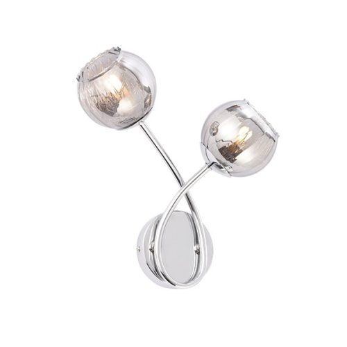 Endon Lighting Aerith chrome wall lamp