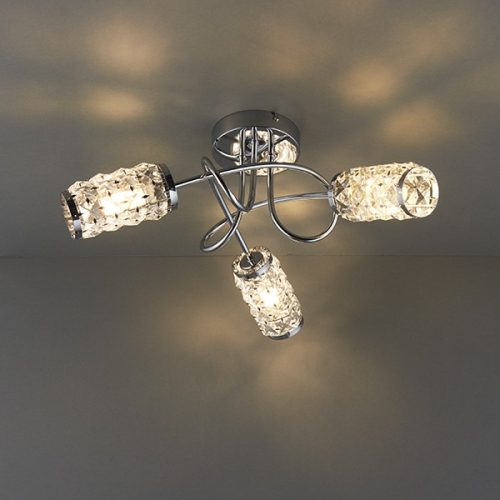 Endon Lighting Colby chrome ceiling lamp