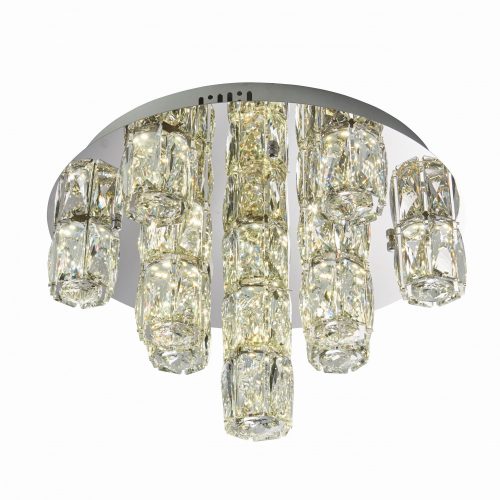 Endon Lighting Prisma chrome ceiling lamp