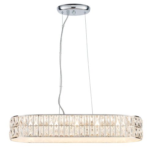 ENDON Verina Verina 5lt Pendant Clear crystal & chrome plate 5 x 5W LED module (DOB) Warm White - ED-76514