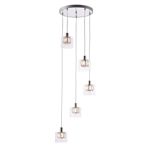 Endon Lighting Verina chrome pendant