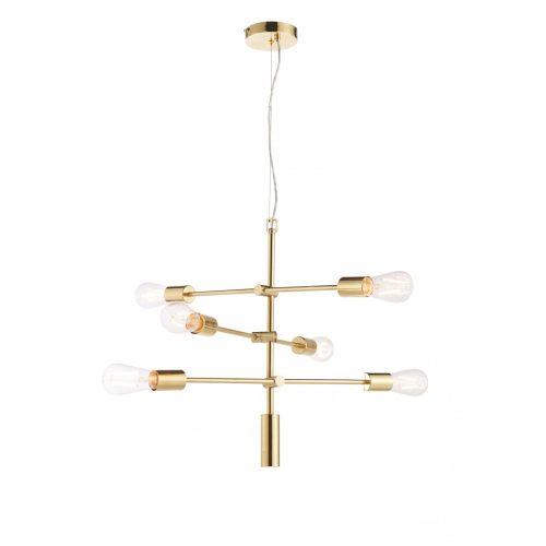 Endon Lighting Rubens gold pendant