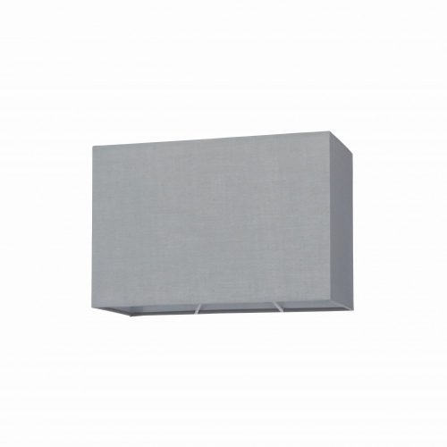 ENDON Rectangular 1lt Shade Grey fabric 40W E27 or B22 GLS - ED-77476