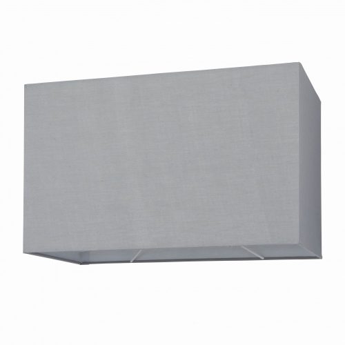 ENDON Rectangular Rectangular 1lt Shade Grey fabric 60W E27 or B22 GLS - ED-77479