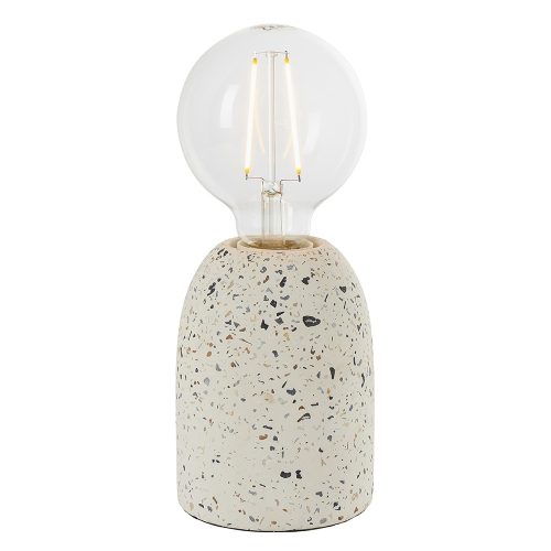 ENDON Terrazzo Terrazzo 1lt Table White terrazzo 40W E27 GLS - ED-78181