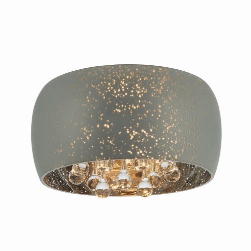 Endon Lighting Eclipse silver ceiling lamp