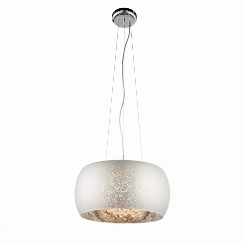 Endon Lighting Eclipse silver pendant