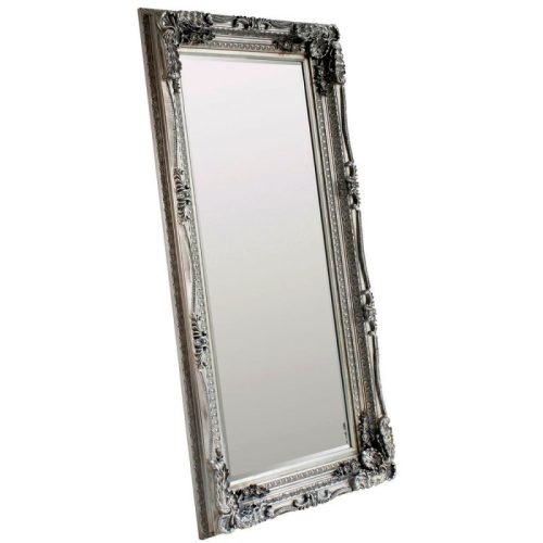 Endon Carved Louis Leaner Mirror Silver 1755x895mm - ED-840435834685