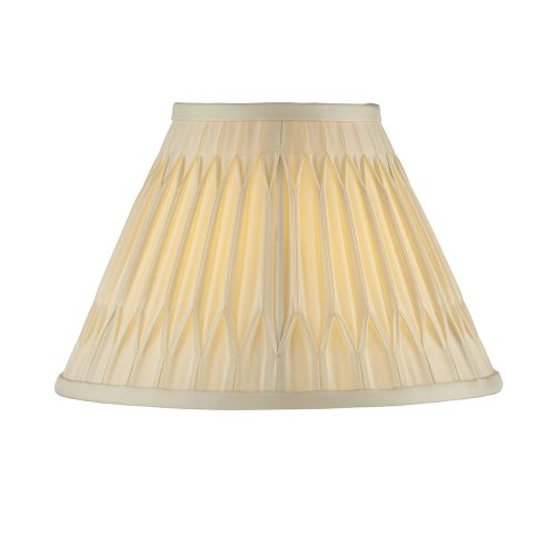 ENDON Chatsworth 1lt Shade Ivory silk 60W E27 or B22 GLS - ED-94355