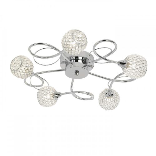 Endon Lighting Aherne chrome ceiling lamp