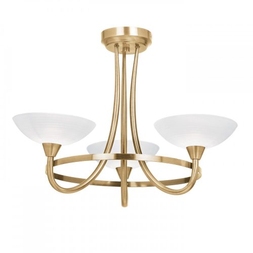 Endon Lighting Cagney white chandelier