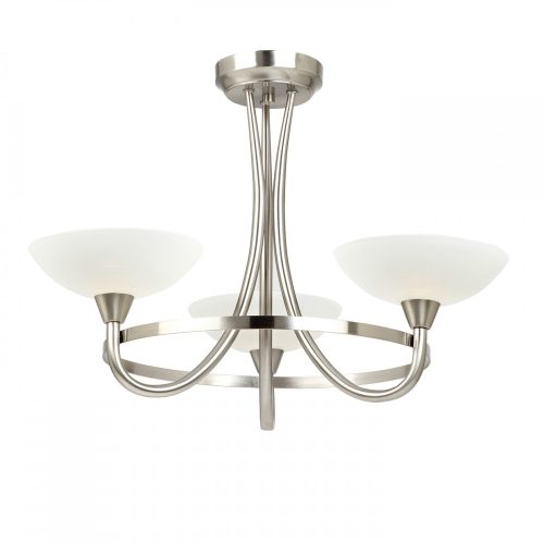 Endon Lighting Cagney white chandelier