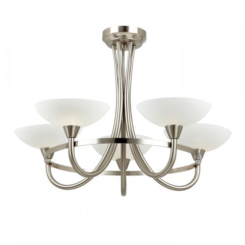 Endon Lighting Cagney white chandelier