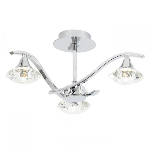 Endon Lighting Langella chrome ceiling lamp