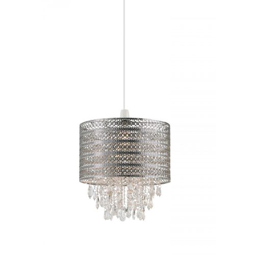 Endon Lighting Harewood chrome pendant