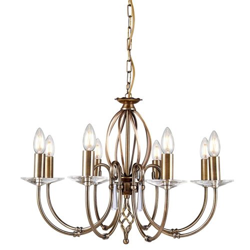 Elstead AEGEAN copper chandelier