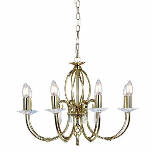 Elstead AEGEAN copper chandelier