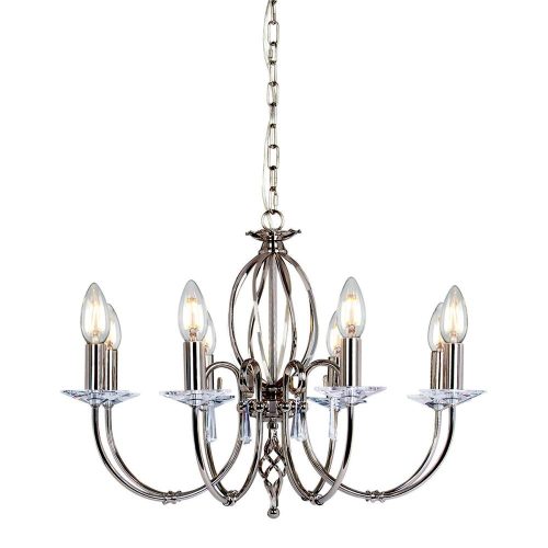 Elstead AEGEAN chrome chandelier