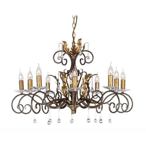 Elstead AMARILLI gold chandelier