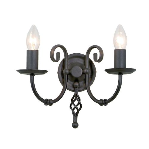 Elstead ARTISAN black wall lamp