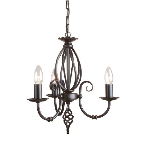 Elstead ARTISAN black chandelier