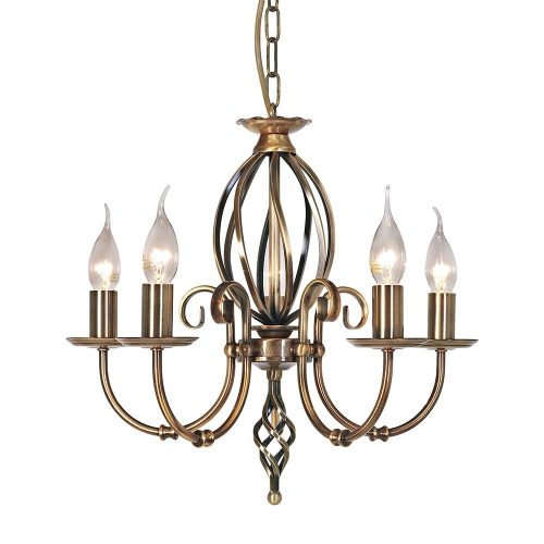 Elstead ARTISAN copper chandelier