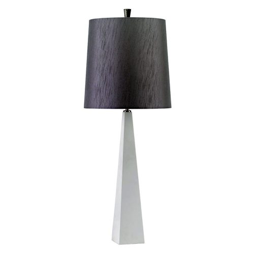 Elstead Ascent white table lamp