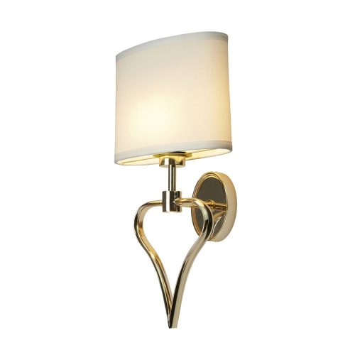 Elstead Falmouth gold wall lamp