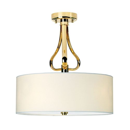 Elstead Falmouth gold ceiling lamp