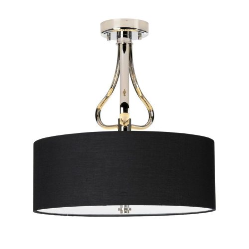 Elstead Falmouth chrome ceiling lamp